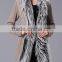 fashion and warm ladies fur collar cardigan sweater