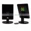 Touch sensor battery operated table mirror with LED Light