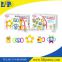 Hot sales funny toy colorful 5pcs plastic baby rattle