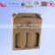 custom corrugated paper 6 Bottle Beer/juice Pack Carrier Box