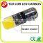 led under car light current 180mA T10 COB Canbus T10/194/168 bulb T10 LED Car Light White