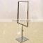 Adjustable metal advertising rack display stand