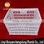 510x350x300mm Turnover Pear Plastic Basket for Transportation