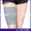 2016 Bamboo charcoal fiber gray comfortable thigh leg support brace with high quality
