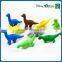 2016 Hot sale school supplies cute animal dino shaped eraser for kids made in China