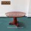 Oak Solid Wooden Furniture Big Round Dining Table China Classical Design For Restaurant 31''H