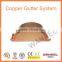 Copper Rain Gutter /Roof Drainage System Manufacturer