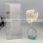 Home air fresheners oil diffuser shaped clear glass jar reed diffuser