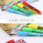 novelty and creavtive plastic ball pen with flag ball pen for slogan or portrait printing