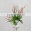 China Manufacture UV protected artificial small bunch with flowers for indoor & outdoor decoration