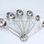 10 Piece Wire Handles Stainless Steel Nesting Measuring Cups and Spoons Set