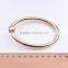 Fashion metal oval handbag handle for bags