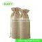 Round Bottom Drawstring Jute Bags Wine Thermos Bottle Bags