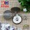 Nickle free lead free fancy newly round brass metal jeans button for denim jeans