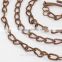 Plain decorative metal chain for handbags Brightness F1-80013