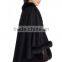100% cashmere scarf /shawl/poncho/cape with fox fur trim