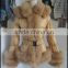 2015fashion many color warm hooded down coat with fox fur trim