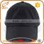 Headwear manufacturer offer cotton twill black brimless baseball cap