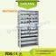 Commercial Furniture Durable Stainless Steel Drug Display Shelf