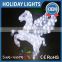 Running horse decoration light smart christmas horse light with high quality led solar horse light