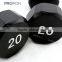 men using professional gym dumbbell
