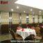 Using acoustic exclusive design hotel restaurant Cubicle operable partition