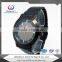 All black color kid watch fashion sports hand watch