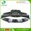 ABS material most powerful 5 led 60 lumens waterproof headlamp light