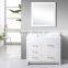 White Solid Wood Modern Bathroom Cabinets Carcases