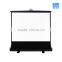 Newest Portable Floor standing pull up mobile indoor/outdoor floor-up screen for watching DLP, 3D, Beamer projctor screen 60"
