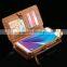 Multifunctional Classic Busniess PU Leather Detachable Wallet Case for Samsung S6 Luxury Design