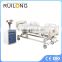 High Quality ABS Siderails 3 Crank ICU Nursing Bed With IV Pole