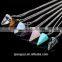 2016 Wholesale Quartz Stone Pendants Natural Crystal Point Pendant Lapis Lazuli Crystal Prism Conical Jewelry Necklace