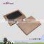 Latest price practical mobile solar charger with 6000mAh built-in power bank 10 watt solar panel for charging cell phone