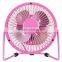 4 inch 2300 RPM usb personal metal hand cooler fan with full metal gill and aluminun blades
