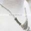Anti-silver Folk w/ White Seedbead Coral ShellStatement Necklace Satellite Chain Necklace 2016 Fashion Style Wholesale