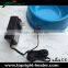 Blue heating bowel with the plug can heating make the food hot when pets eating