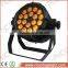 Led Stage Light DMX 512 18x12w Rgbwauv 6in1 Outdoor Waterproof Led Par Can Light