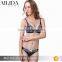 Ladies Women's Lace Sexy Push Up Bra Sets with Underwear Cup B-C