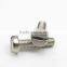 China factory customized high precison metal slotted self threading screw