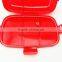 Food grade plastic Kids 2 compartment lunch box with fork