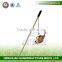 Hot Sale Beautiful Bell and Feather Made Teaser Play Stick Cat Plastic Toy