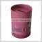 customize coin round bank money saving tin boxes/Round Tin Coin Bank,Round Tin Money Box Gift Piggy Bank