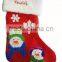 Santa Xmas Hanging Decoration new fashion christmas ornaments 2016 sock gift