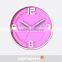 DEHENG plastic wall clock with temperature and humidity