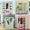 Protable Cupboard Hanging Rail Clothes Storage Wardrobe Closet