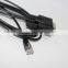 PVC cable DB 9m to Rj11 wire hareness for PC connector