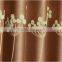 2 panels grommet top embroidered blackout window curtain