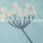 sky blue embroidered with new pattern beautiful curtain for living room