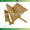 BH006/Natural Bamboo foldable dish rack with flatware holder durable dish drying rack kitchenware bamboo kitchen cabinet dish ra